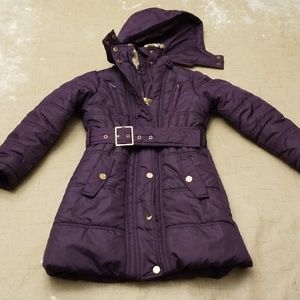 Girls Hemisphere quilted long jacket coat sz. 5